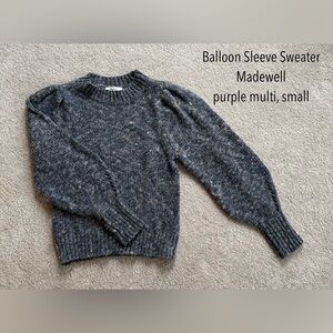 Madewell Balloon Sleeve Sweater